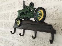 Boerendesign kapstok met landbouwtrekker, John Deere